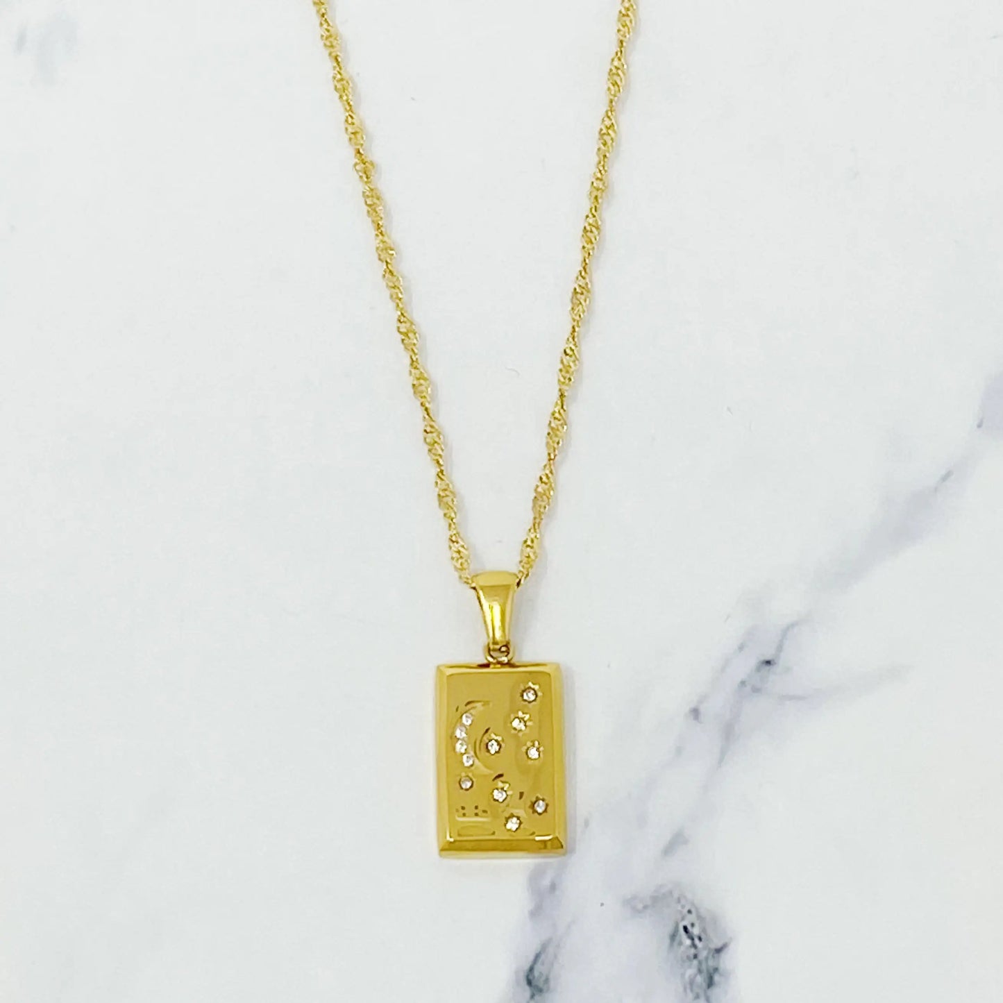 Luzora™ Shimmer and Sparkle Statement Necklace — Radiant Crystal Luxe Design