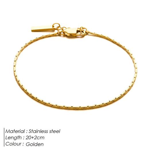 Luzora™ Titan Edge – Titanium Steel Bracelet for Men