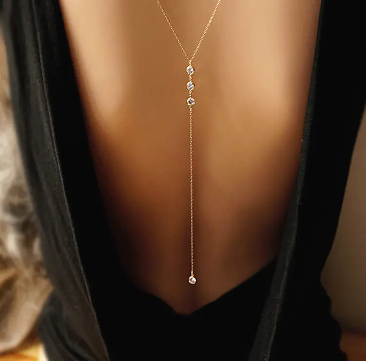 Luzora™ Crystal Body Chain & Necklace