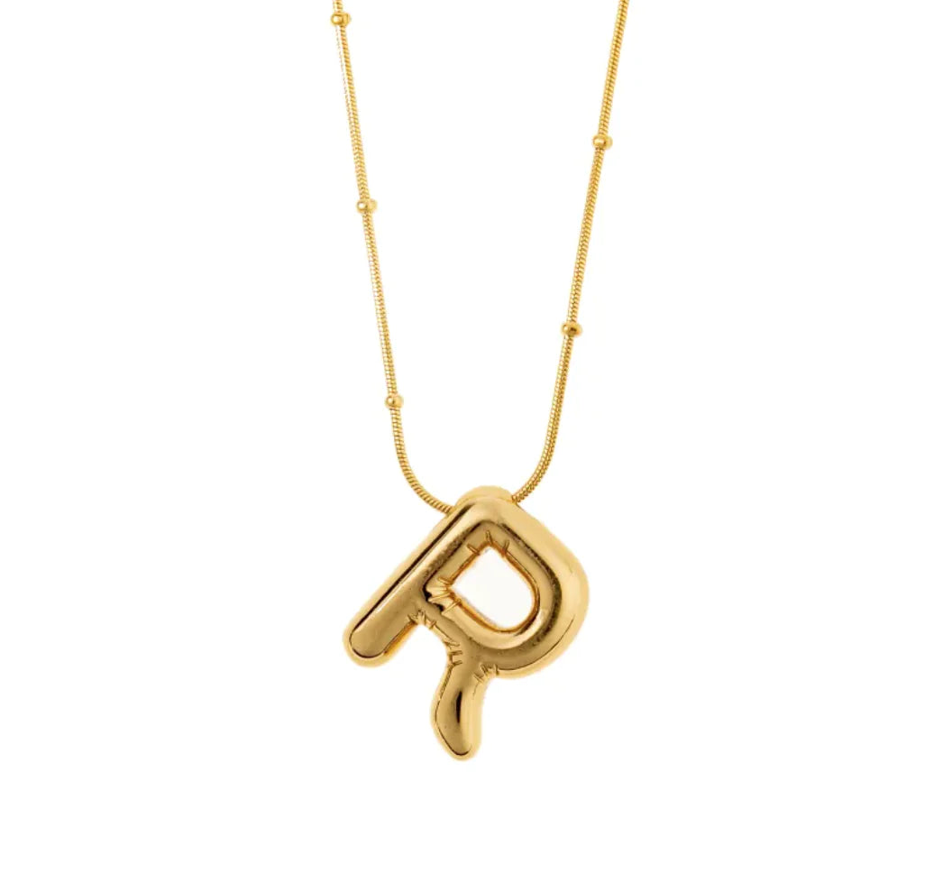 Luzora™ Signature Initial – Alphabet Necklace