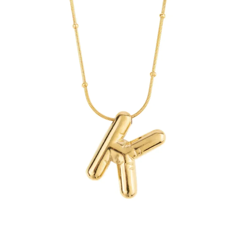 Luzora™ Signature Initial – Alphabet Necklace