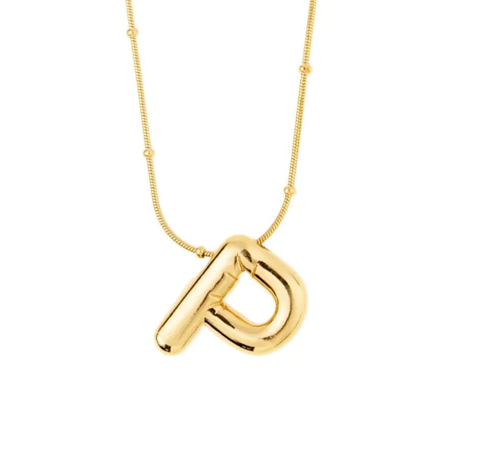 Luzora™ Signature Initial – Alphabet Necklace