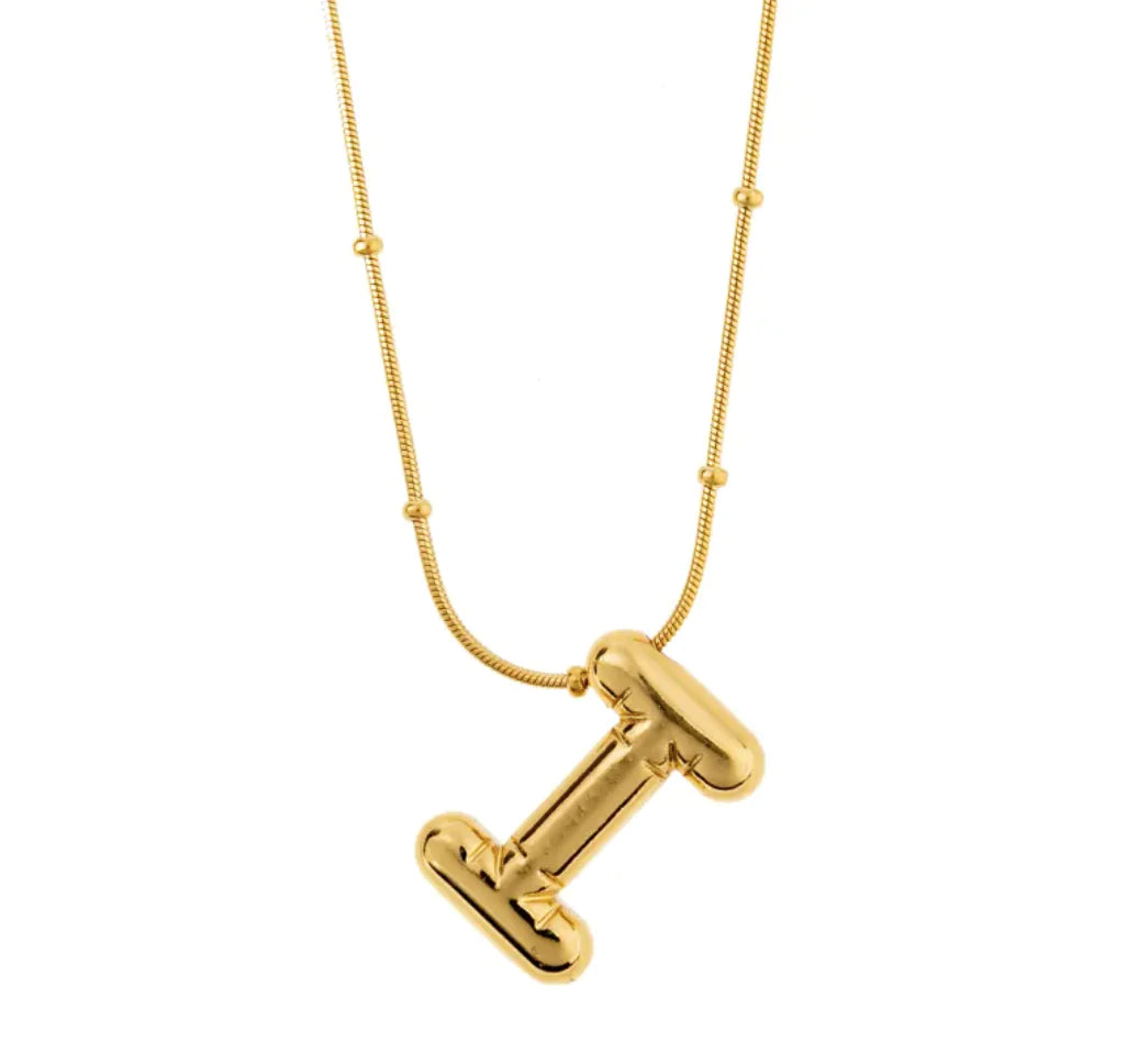 Luzora™ Signature Initial – Alphabet Necklace
