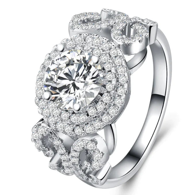 Luzora™ Promise of Light – Women’s Zircon Engagement Ring
