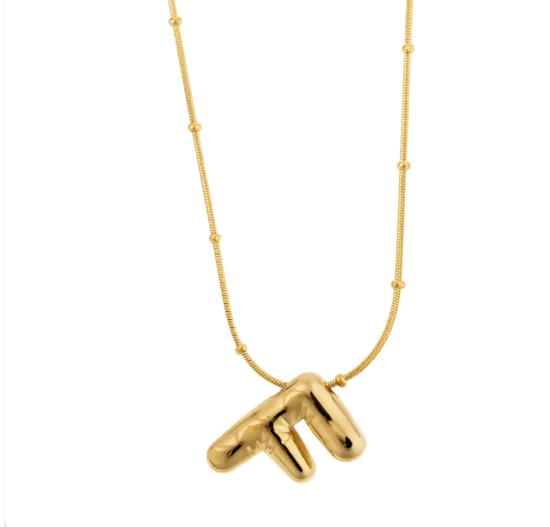 Luzora™ Signature Initial – Alphabet Necklace