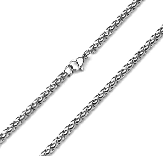 Luzora™ Titan Luxe – Gold Titanium Steel Chain Necklace for Men