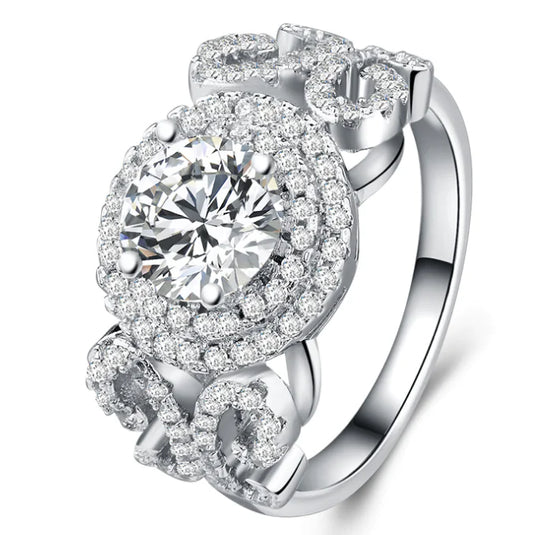 Luzora™ Promise of Light – Women’s Zircon Engagement Ring