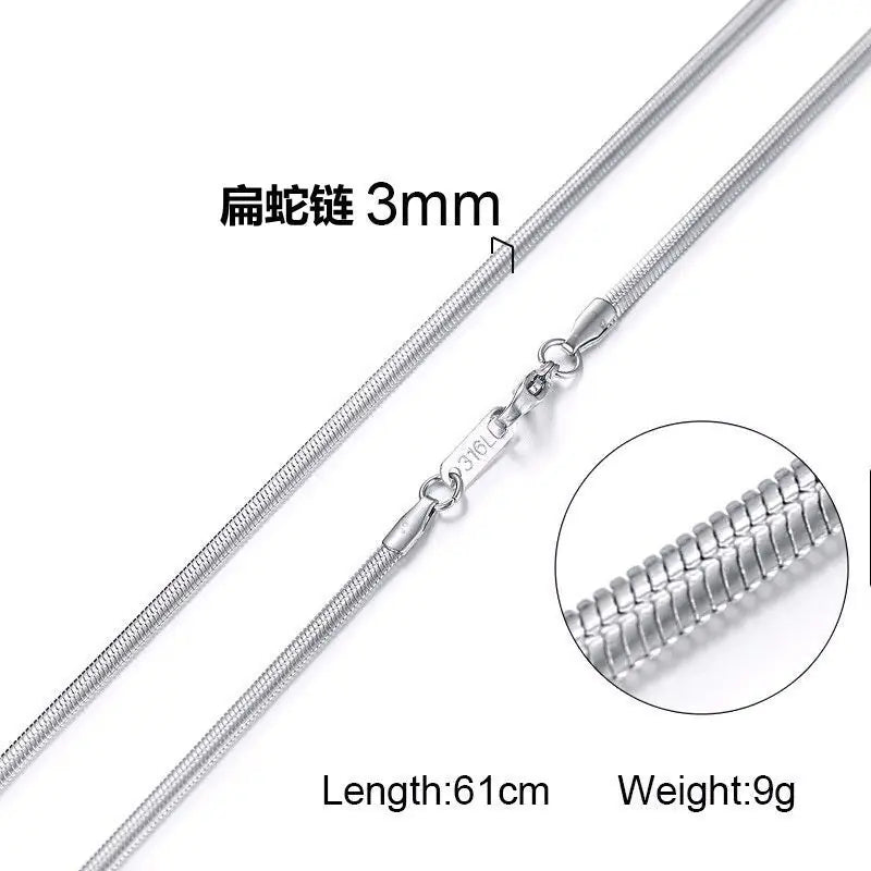 Luzora™ Titan Luxe – Gold Titanium Steel Chain Necklace for Men