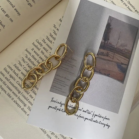Luzora™  Statement Chain Earrings