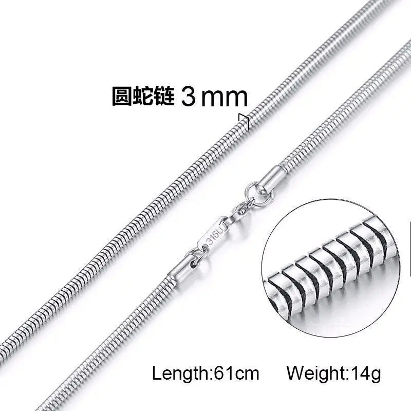 Luzora™ Titan Luxe – Gold Titanium Steel Chain Necklace for Men