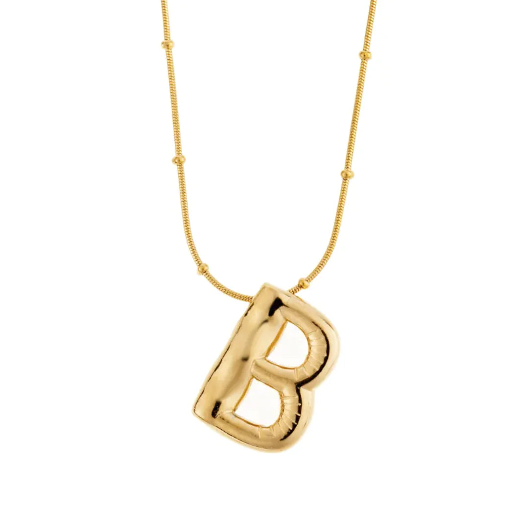 Luzora™ Signature Initial – Alphabet Necklace